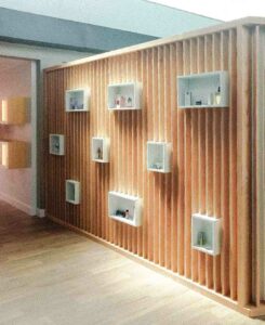 Mobilier d'hotel sur mesure réaliser en sous-traitance par Xavier Favaro.
