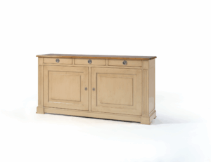 Bahut en bois pour rangement sur mesure.